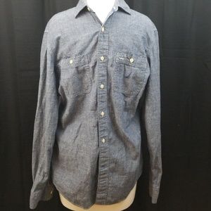 Nautica chambray classic fit shirt